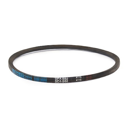 D&D SPA882 Metric V-Belt, 882mm Outside Length, 13 mm Top Width, 10 mm Thickness, 1 Ribs SPA882